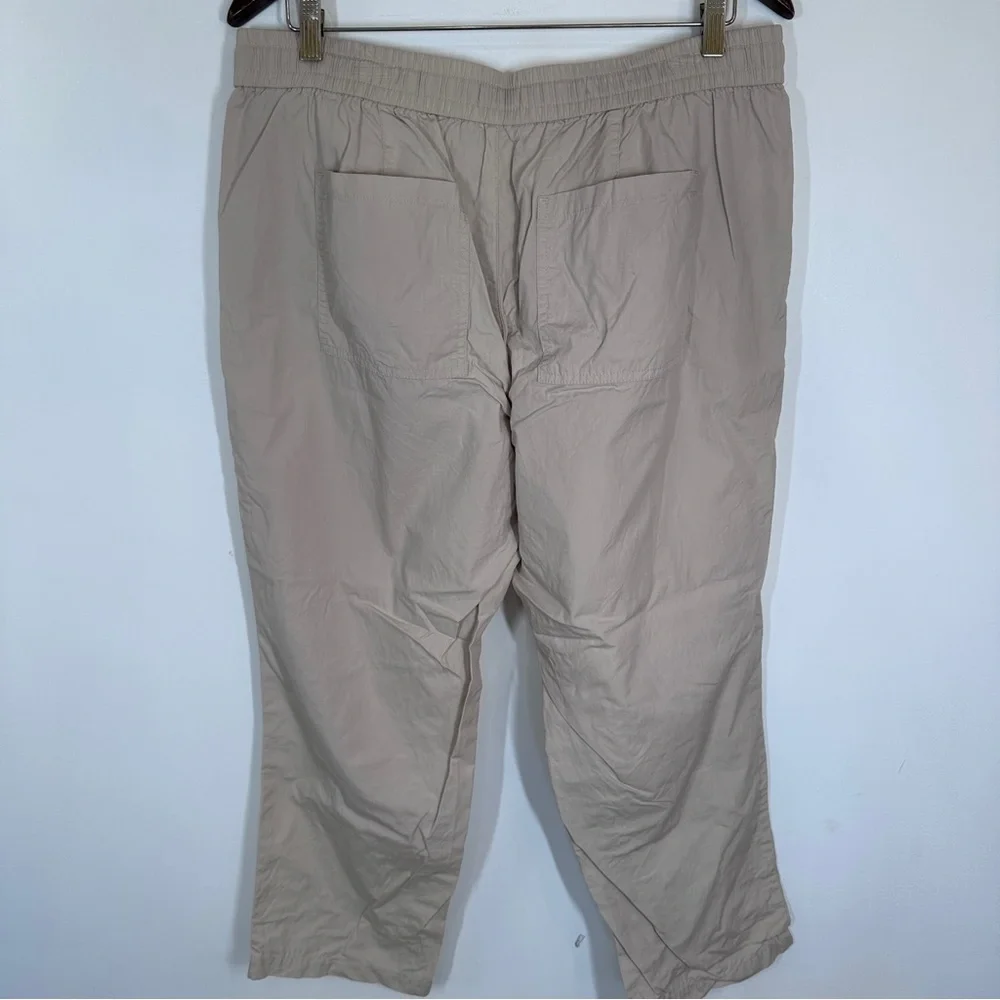 Loft Khaki Pull On Cargo Pants size 14 Straight Leg - Picture 4 of 5
